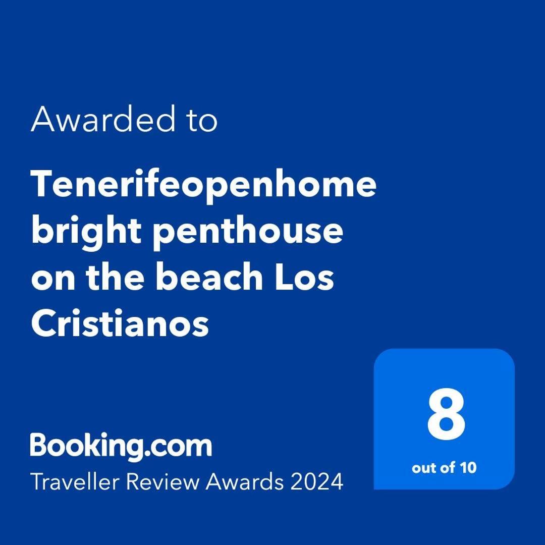 Tenerifeopenhome Bright Penthouse On The Beach Los Cristianos Arona  Dış mekan fotoğraf